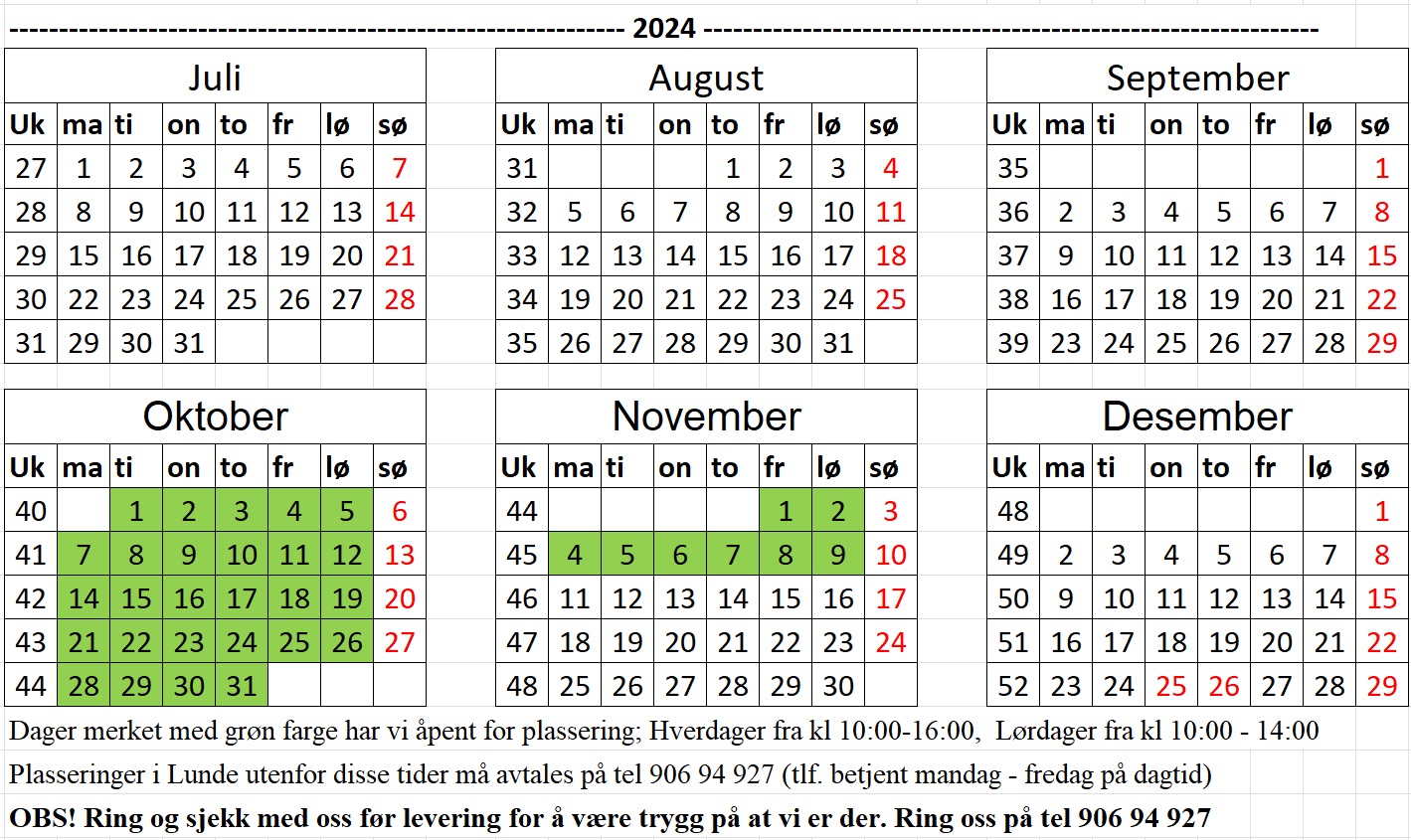 Kalender 2013